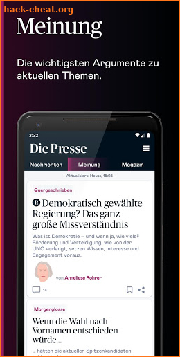 Die Presse screenshot