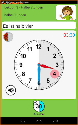 Die Uhr & Uhrzeit lernen screenshot