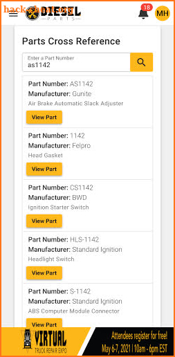 Diesel Parts screenshot