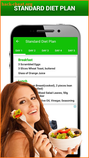 Diet Plan for Weight Gain: Gain Weight in 30 Days screenshot