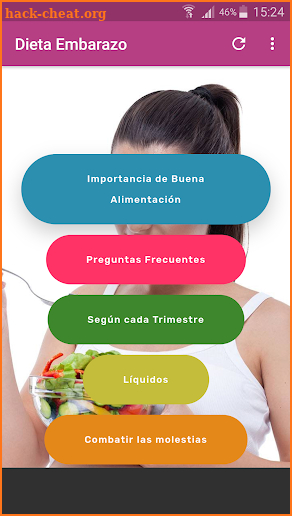 Dieta y Alimentación en Embarazo screenshot