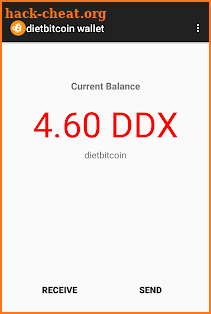 dietbitcoin wallet screenshot