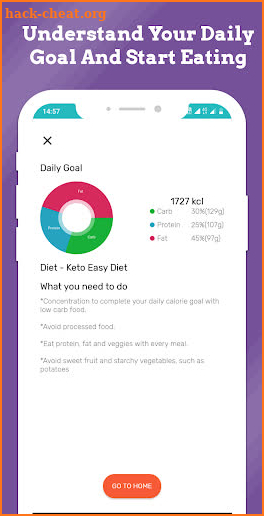 Diety - Diet Plan, Calorie Counter, Weight Loss screenshot