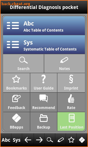 Differential Diagnosis pocket screenshot