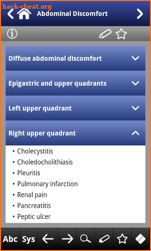 Differential Diagnosis pocket screenshot