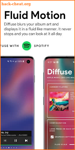 Diffuse [Free] - Apple Music Live Wallpaper 💿 screenshot