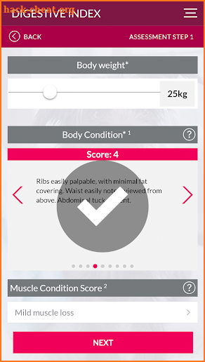 Digestive Index screenshot