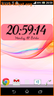 DIGI Clock Widget screenshot