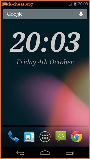 DIGI Clock Widget Plus screenshot