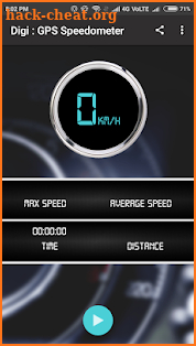 Digi : GPS Speedometer screenshot