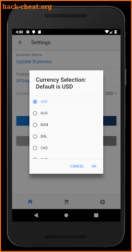 DigiCafe - Mobile DigiByte Point of Sale screenshot