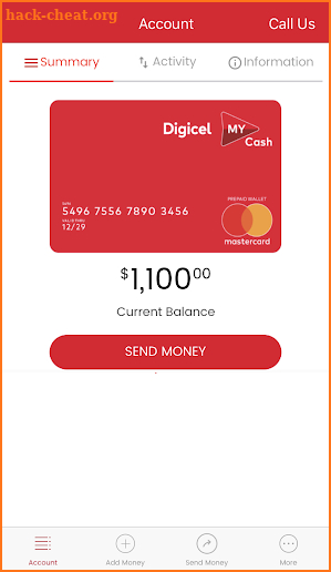 Digicel MyCash screenshot