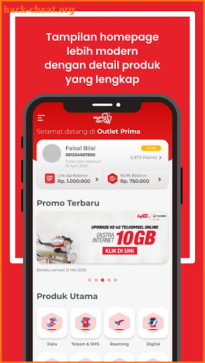 DigiPOS Aja! Pulsa, Data & Digital Telkomsel screenshot