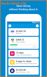 Digit Save Money Automatically screenshot