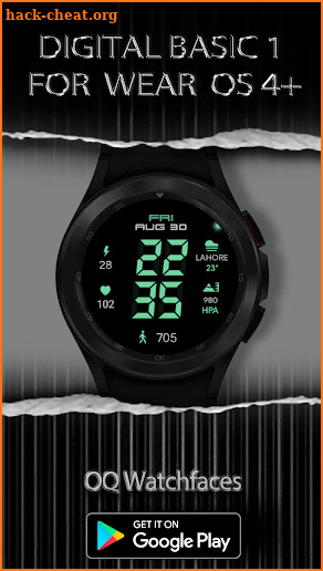 Digital Basic 1 Wear OS 4+ screenshot