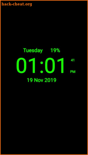 Digital Clock Live Wallpaper screenshot