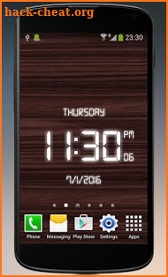 Digital Clock - Screen Watch screenshot