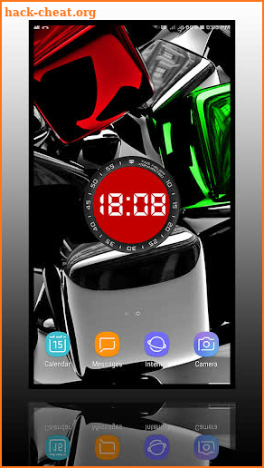 Digital clock widget & 3D live wallpapers 4k screenshot