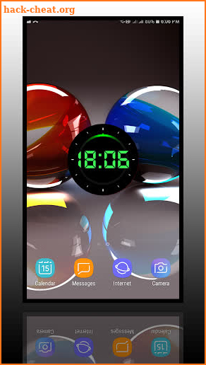 Digital clock widget & 3D live wallpapers 4k screenshot