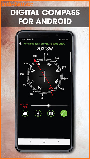 Digital Compass for Android screenshot