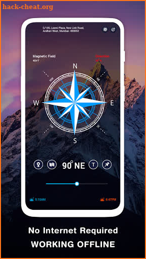 Digital Compass free: GPS - Smart Compass screenshot