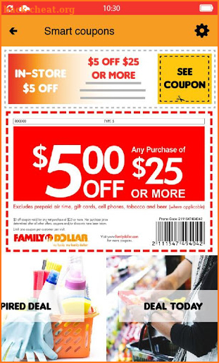 Digital Coupons for Family Dollar Store Tips screenshot