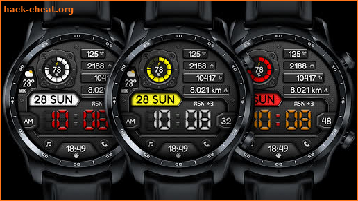 Digital DARGUN WS31 Watch face screenshot