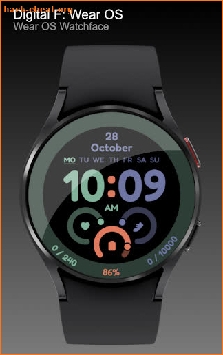 Digital F: Wear OS screenshot