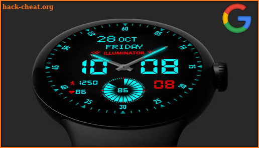 Digital ILLUMINATOR Watchface screenshot