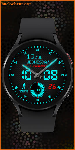 Digital ILLUMINATOR WatchFace screenshot