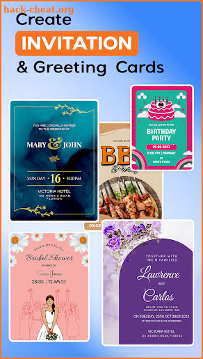 Digital Invitation Card Maker screenshot