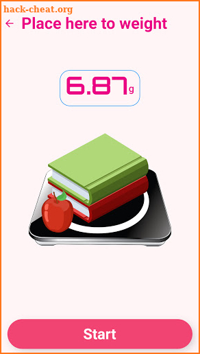 Digital Kitchen Weight Scale Simulator for Fun screenshot