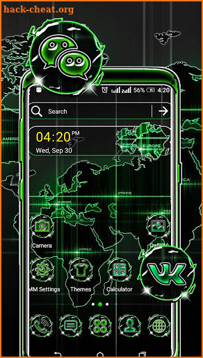 Digital Map Theme Launcher screenshot