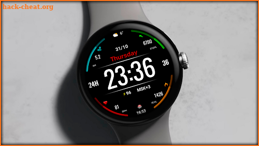 Digital Mebevod Watch face screenshot