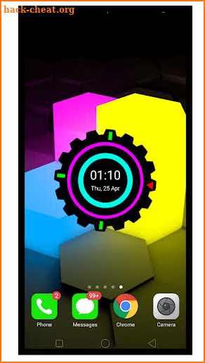 Digital night clock: Black wallpapers HD screenshot