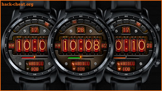 Digital NIXIE GAS 4 Watchface screenshot