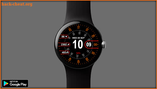 Digital Pixel Rotary Watchface screenshot