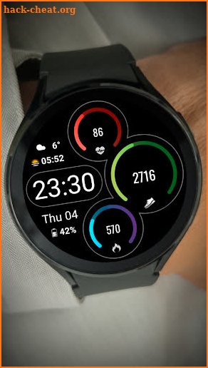 Digital Satun Watch Face screenshot