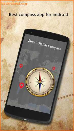 Digital Smart Compass: GPS Navigation screenshot