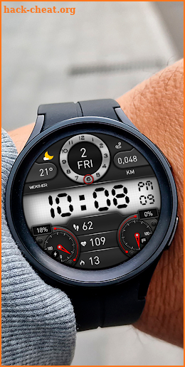 Digital SPEED THL01 Watch face screenshot