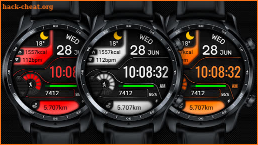 Digital Sport Color Watchface screenshot