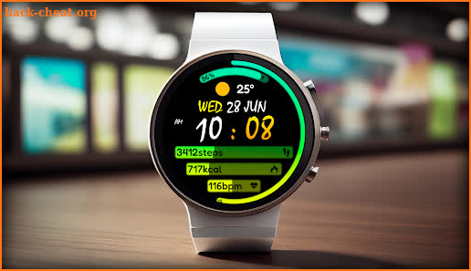 Digital Sport Color Watchface screenshot