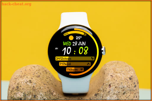 Digital Sport Color Watchface screenshot