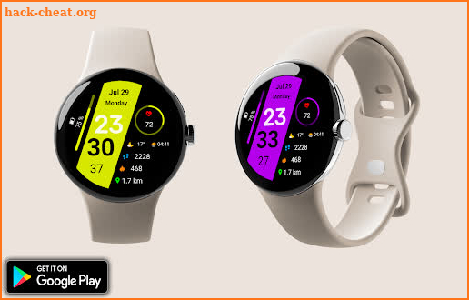 Digital Sport color7 WatchFace screenshot