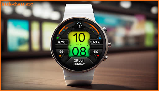 Digital Sport CURDA Watchface screenshot