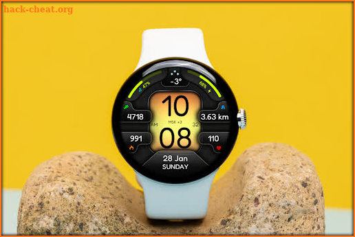 Digital Sport CURDA Watchface screenshot