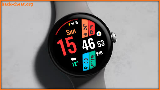 Digital Sport watch face Xl14 screenshot