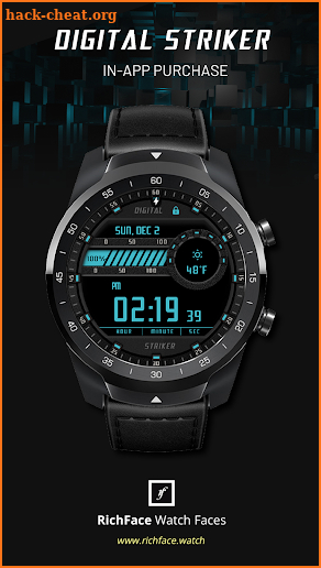 Digital Striker Watch Face screenshot