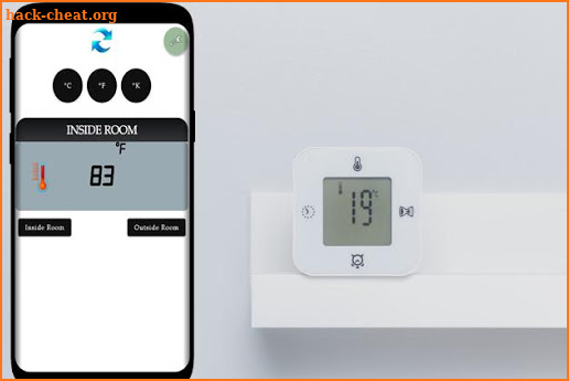 Digital Thermometer For Room Temperature screenshot