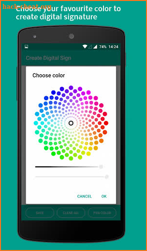 Digital Touch : Create colorful digital signature screenshot